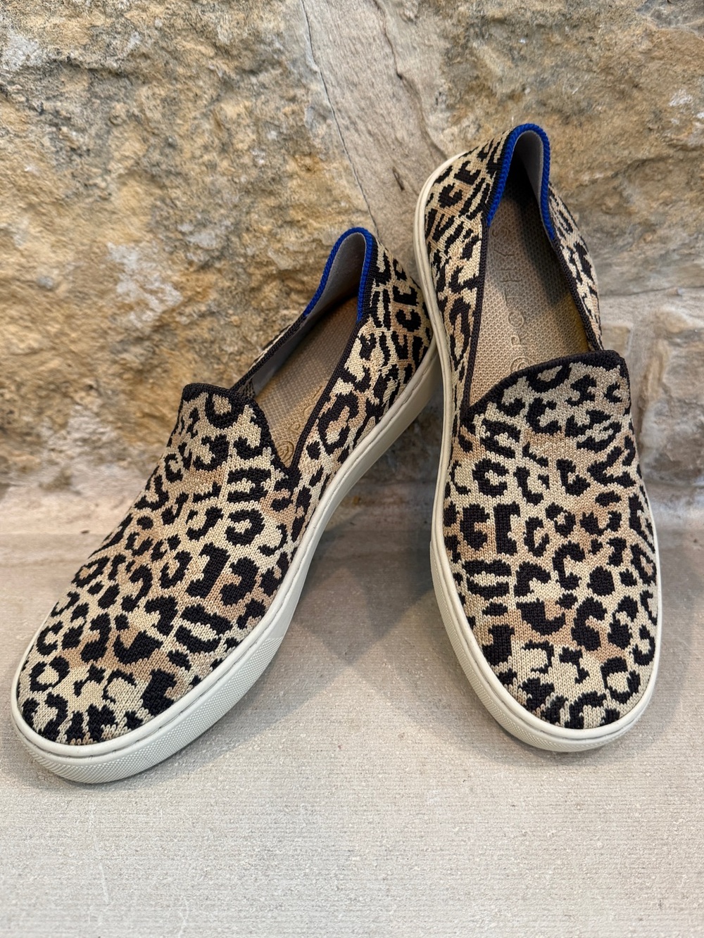 Rothy’s The Original Slip On Leopard Print Comfort Women's Size 7
